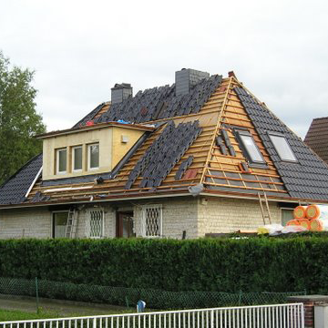 Dämmung und Neueindeckung Dach